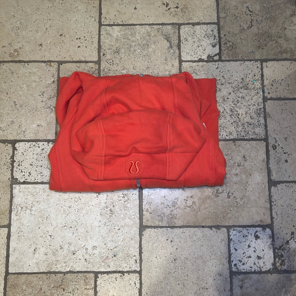 🧡Orange Lululemon Full Zip Scuba🧡